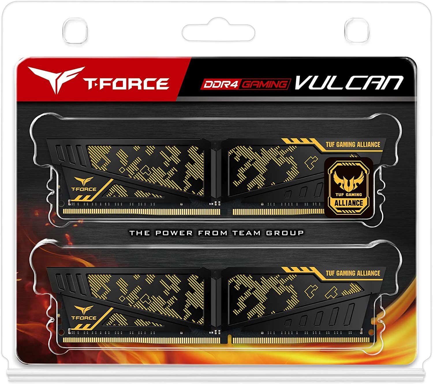 Team T-Force Vulcan TUF Alliance 16 GB (2x8GB) DDR4 3600 MHz CL18 Oyuncu PC Ram