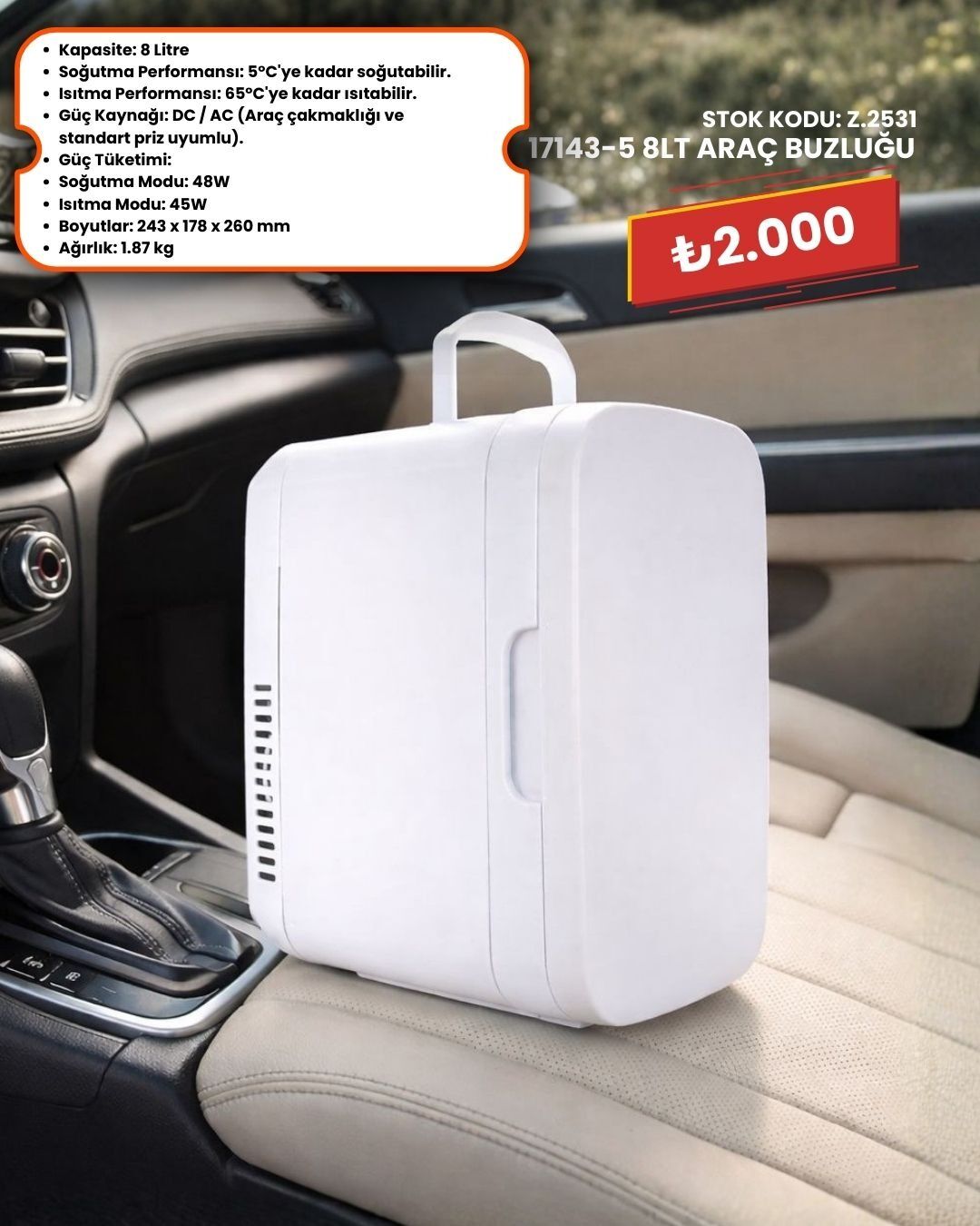 8L ARAÇ BUZLUĞU 17143-5