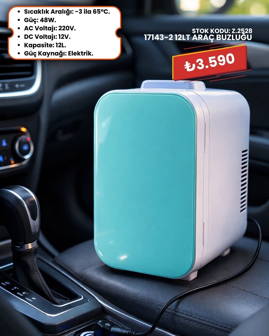 12 L ARAÇ BUZLUĞU  17143-2