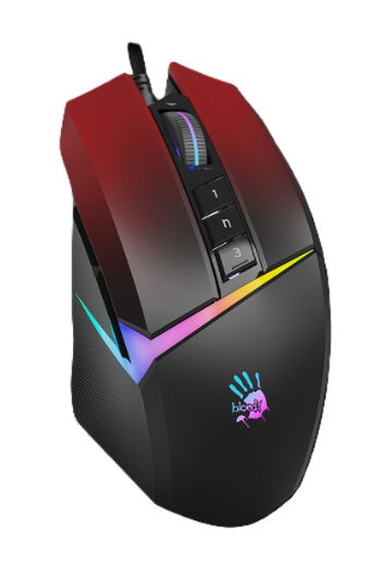 BLOODY W60 MAX G.RED 10K CPI OPTİK RGB-UC34 AKTİF GAMING MOUSE