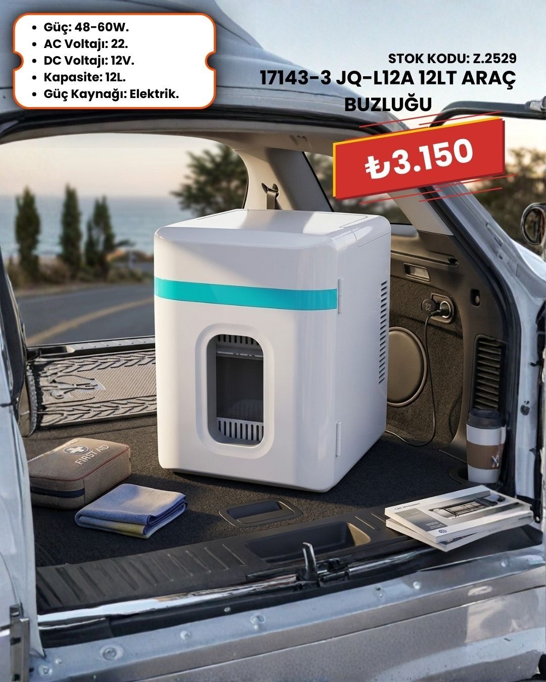 12 L ARAÇ BUZLUĞU 17143-3 JQ-L12A