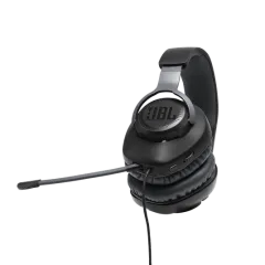 JBL Quantum 100 Kablolu Mikrofonlu Kulak Üstü Oyuncu Kulaklığı, Siyah