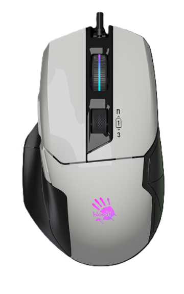 BLOODY W70 MAX P.WHITE 10K CPI OPT.RGB-UC3&4 AKTİF GAMING MOUSE