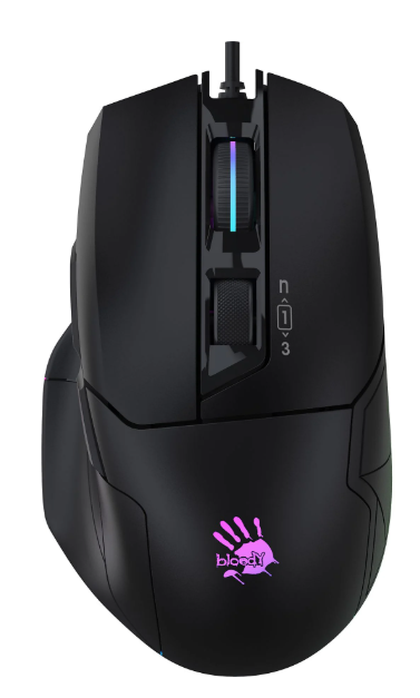 BLOODY W70 MAX S.BLACK 10K CPI OPT.RGB-UC3&4 AKTİF GAMING MOUSE