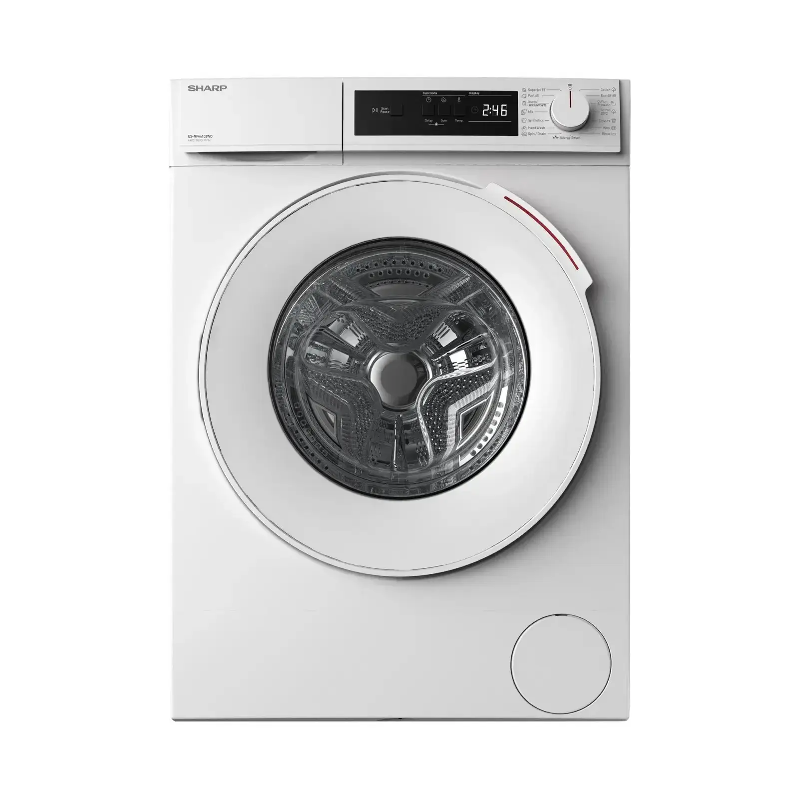 Sharp ES-NFA6102WD-EE SHARP 6 kg Çamaşır Makinesi