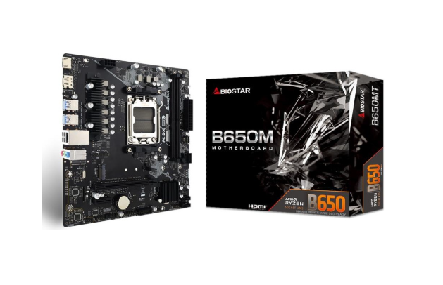 Biostar B650MT AMD AM5 DDR5 6000 HDMI DP M2 mATX