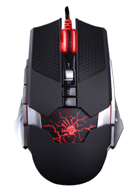 BLOODY T50 SİYAH LK-M.CORE OPTİK M.AYAK-4000CPI GAMING MOUSE