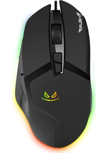 Rush Poıson RM82 10000 Dpı RGB 7d Oyuncu Mouse