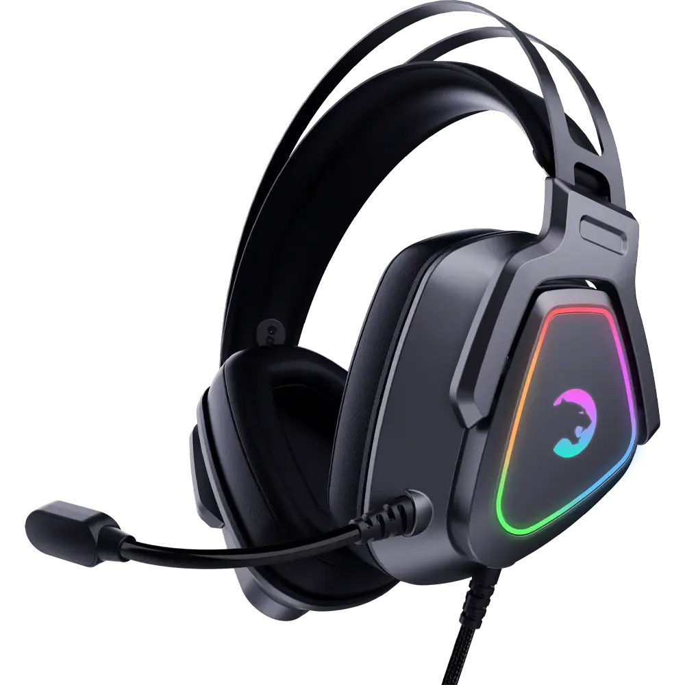 Gamepower Kyruse 7.1 Surround RGB Titreşimli Oyuncu Kulaklık, Gri