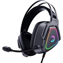Gamepower Kyruse 7.1 Surround RGB Titreşimli Oyuncu Kulaklık, Gri