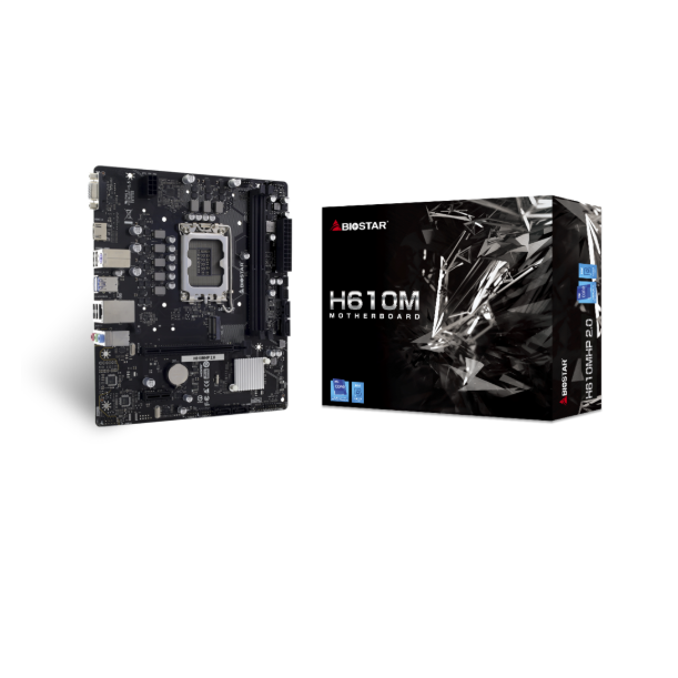 Biostar H610MHP 2.0 Intel 1700p DDR4 3200 HDMI VGA M2 mATX