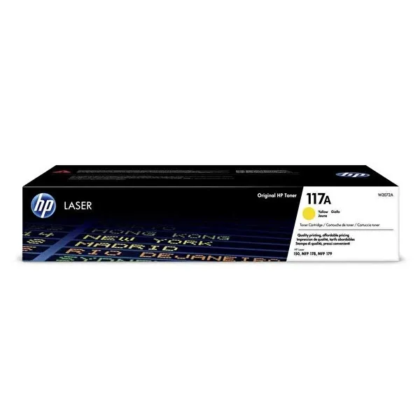 HP W2072A LASER TONER SARI 1.000 SAYFA NO:117A