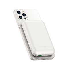 Wiwu Snap Cube 5.000mAh Manyetik Power Bank, Beyaz