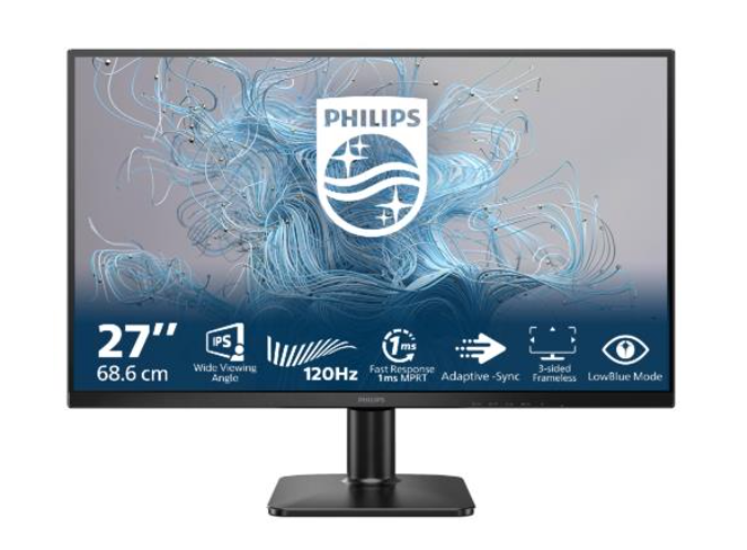 PHILIPS 27'' 1920x1080 1MS 120Hz IPS HDMI/VGA +VESA MONITOR
