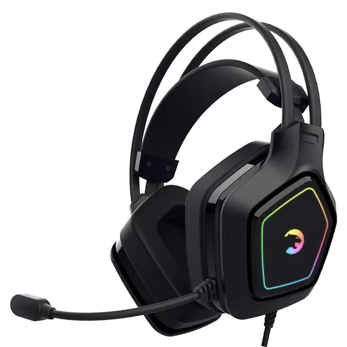 Gamepower Mihawk Siyah 7.1 Surround RGB Titreşimli Oyuncu Kulaklığı, Siyah