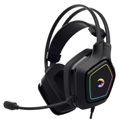 Gamepower Mihawk Siyah 7.1 Surround RGB Titreşimli Oyuncu Kulaklığı, Siyah