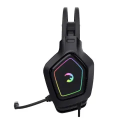 Gamepower Mihawk Siyah 7.1 Surround RGB Titreşimli Oyuncu Kulaklığı, Siyah