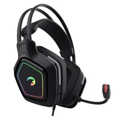 Gamepower Mihawk Siyah 7.1 Surround RGB Titreşimli Oyuncu Kulaklığı, Siyah