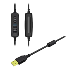 Gamepower Mihawk Siyah 7.1 Surround RGB Titreşimli Oyuncu Kulaklığı, Siyah