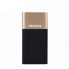 Awei P53K Çift USB Çıkışlı 10.000 MAh Powerbank, Altın