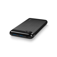 Ttec PowerSlim LCD PD 10.000 mAh 20 W Powerbank, Siyah