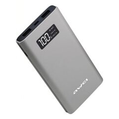 Awei P60K 10.000mAh Power Bank, Gri