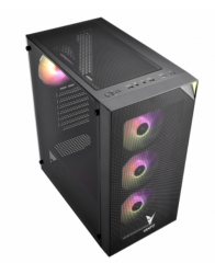 VENTO VG3400S USB3.0 4x12CM RGB FAN SIYAH E-ATX KASA (PSU YOK)