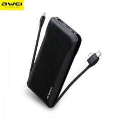 Awei P51K 10.000 mAh Powerbank, Siyah