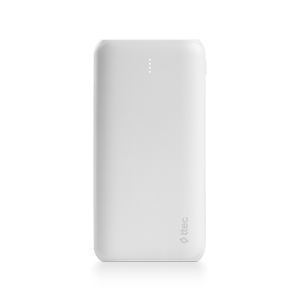 Ttec PowerSlim Duo 10.000 mAh Powerbank, Beyaz
