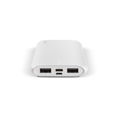 Ttec PowerSlim Duo 10.000 mAh Powerbank, Beyaz