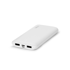 Ttec PowerSlim Duo 10.000 mAh Powerbank, Beyaz