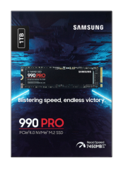 SAMSUNG 990 PRO 1TB SSD M.2 NVME 7450-6900 MB MB/S