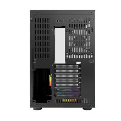 1ST PLAYER SP8 SİYAH 750W 80+ SILVER ATX 3.1 ARGB 7X12CM FAN TEMPERLİ CAM USB 3.0 ATX KASA