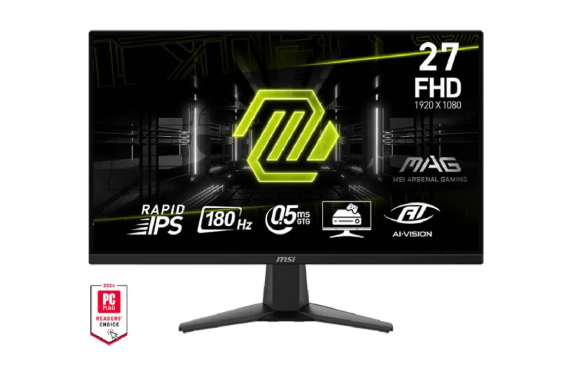 MSI MAG 275F 27'' Flat RAPID IPS 0.5ms 180Hz (GTG) Adaptıve-Sync Siyah FHD Monitör