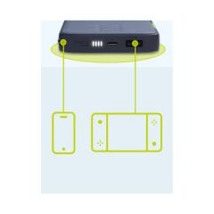 InfinityLab InstantGo Lightning 10000 mAh Hızlı Şarj Kablosuz Powerbank, Beyaz