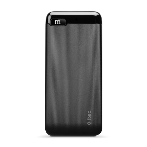 Ttec PowerSlim LCD PD 20.000 mAh 20 W Powerbank, Siyah