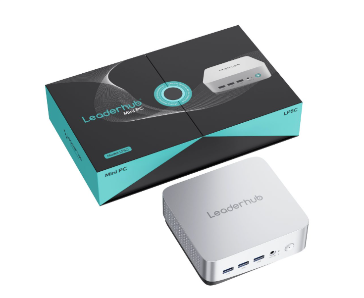 LEADERHUB LP5C i5-12450H 16GB 512SSD MINI PC GÜMÜŞ