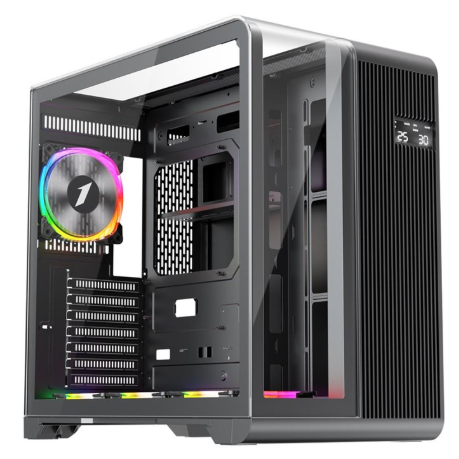 1ST PLAYER RT7 SİYAH DIGITAL 850W 80+ GOLD FULL MODÜLER 4X12CM ARGB 3 TARAFLI TEMPERLİ CAM USB 3.0 - TYPE C ATX KASA