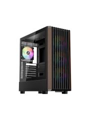 1ST PLAYER WD5 SİYAH 750W 80+ SILVER ATX 3.1 ARGB 4X12CM FAN TEMPERLİ CAM USB 3.0 ATX