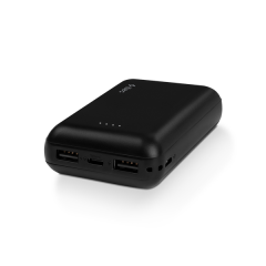 Ttec ReCharger Duo 10.000 mAh Powerbank, Siyah
