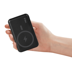 Ttec ReCharger Pro M 10.000 mAh MagSafe Uyumlu Kablosuz Taşınabilir Şarj Aleti, Siyah