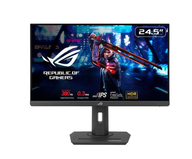 Asus 24.5'' ROG Strix Syh 0.3ms 380Hz, HDMI, DP, FreeSync, Vesa, 1920X1080 Pivot IPS Gaming Monitör