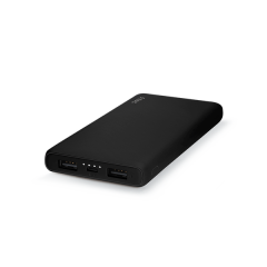 Ttec PowerSlim S 10.000 mAh LED Pil Göstergesi Powerbank, Siyah