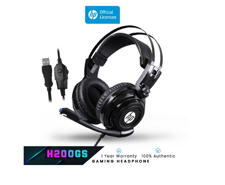 HP H200GS 7.1 KABLOLU MIKROFONLU GAMING KULAKLIK SIYAH