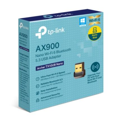 TP-Link Archer TX10UB Nano AX900 Dual Band Wi-Fi 6 USB Adaptör