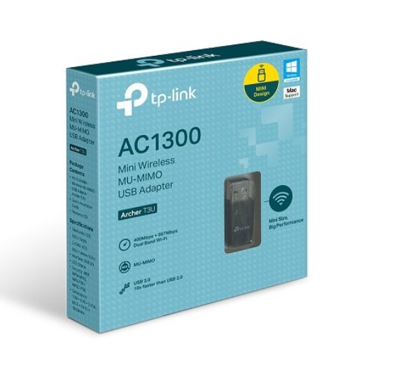 TP-LINK ARCHER T3U AC1300 DUAL BAND MINI USB ADAPTOR