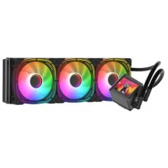 Gamepower Skadi Elite LCD 360 ARGB 360mm Sıvı İşlemci Soğutucu AM5 ve LGA1700 Uyumlu