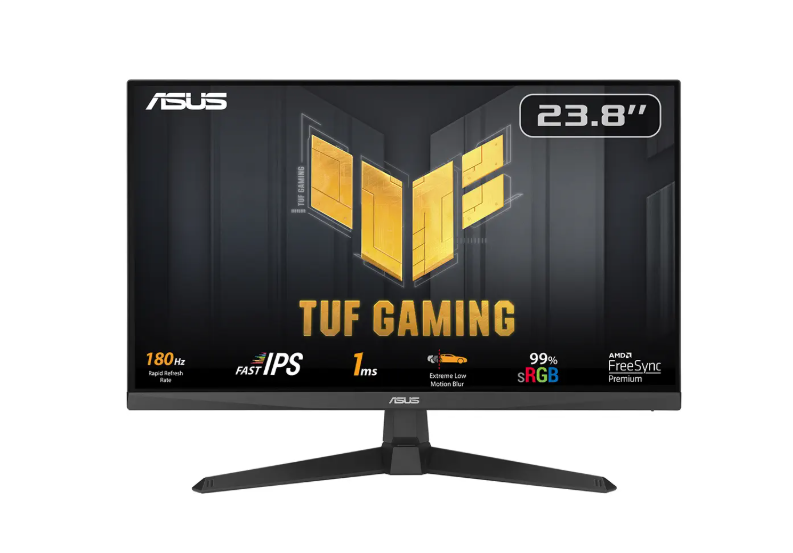 Asus 23.8'' TUF Gaming VG249QL3A 1ms 180Hz, 1920X1080 HDMI, DP, FreeSync, Vesa IPS Monitör Siyah