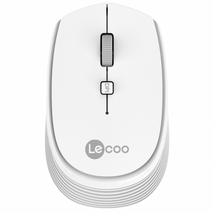 Lenovo Lecoo WS202 Beyaz Optik Kablosuz Mouse