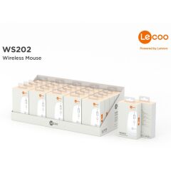 Lenovo Lecoo WS202 Beyaz Optik Kablosuz Mouse